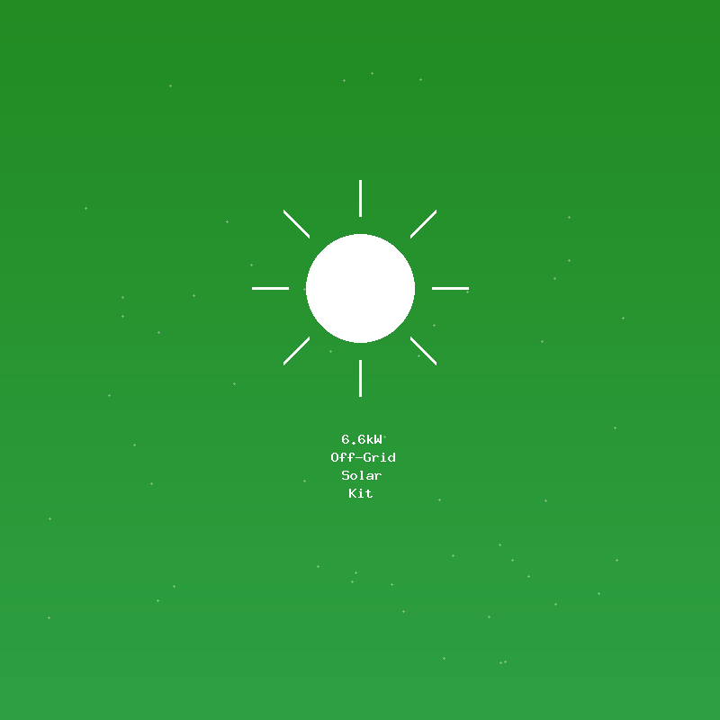 6.6kW Off-Grid Solar Kit